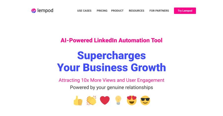 lempod - Lead Generation Website Example