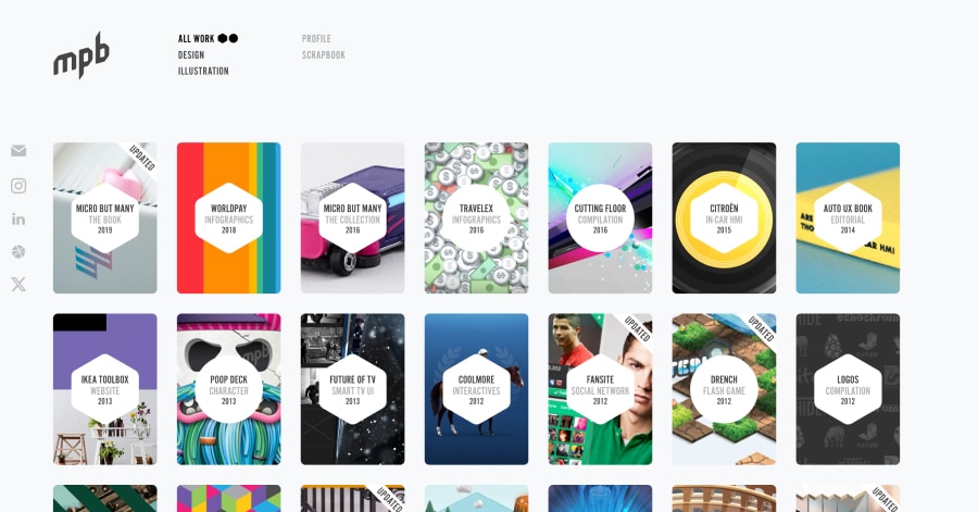 mpb - Illustrator Website Examples