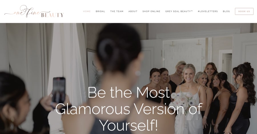 one fine beauty - Makeup Artist Website Example one fine beauty - Makeup Artist Website Example