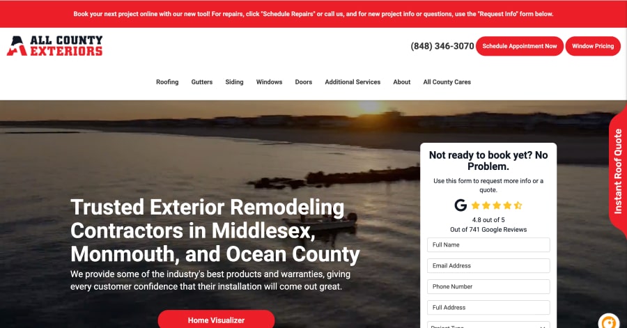 All County Homes - Home Builder Website Examples All County Homes - Home Builder Website Examples