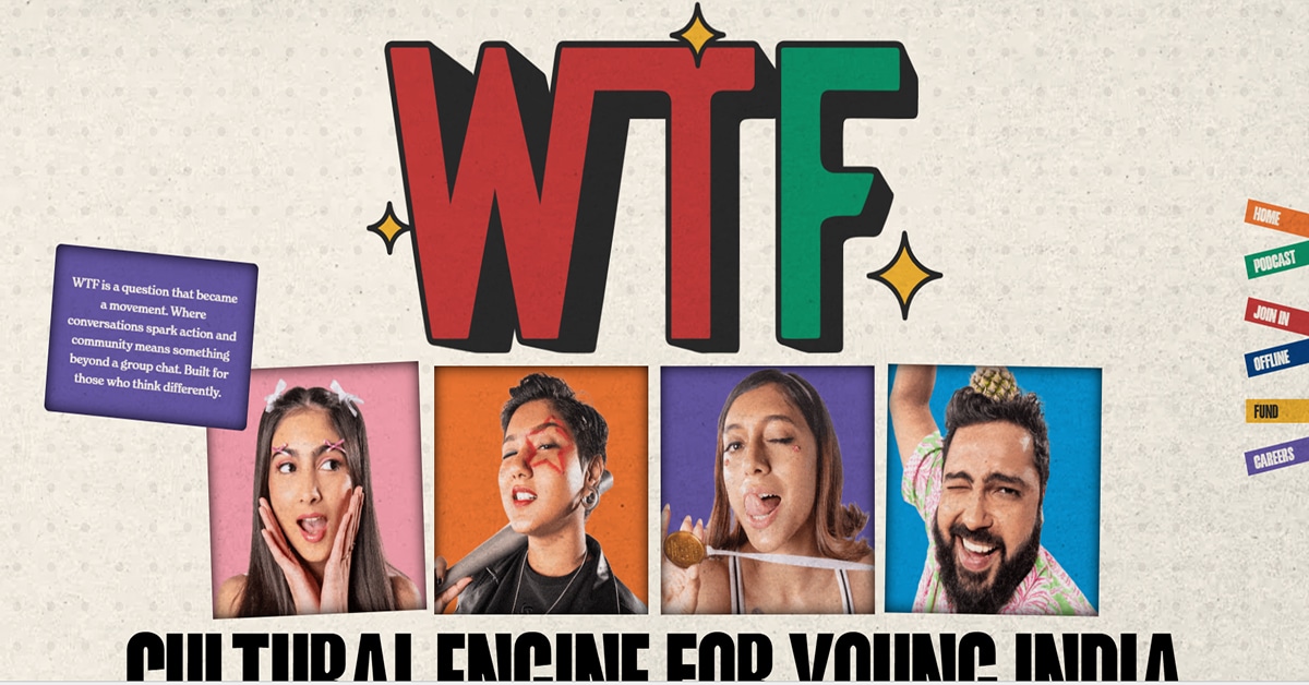 All Things WTF - Playful Website fishing the feed - playful websites examples