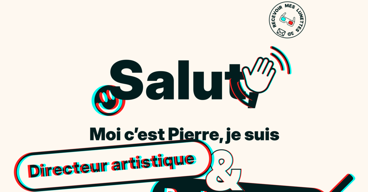 Anaglypses by Pierre Vincent - Playful Website hello pierre - playful website examples