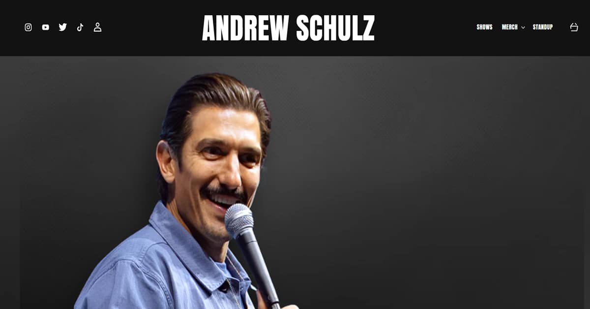 Andrew Schulz - Comedian Website Kooyonga Golf Club - Golf Course Website Examples