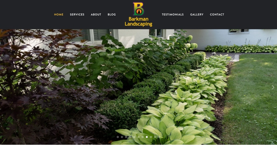 Barkman Landscaping - Landscpaing Website Examples Barkman Landscaping - Landscpaing Website Examples