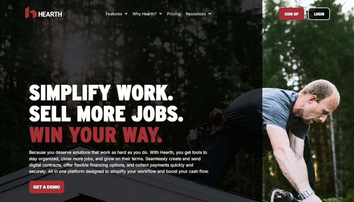 Best App Landing Page_Hearth