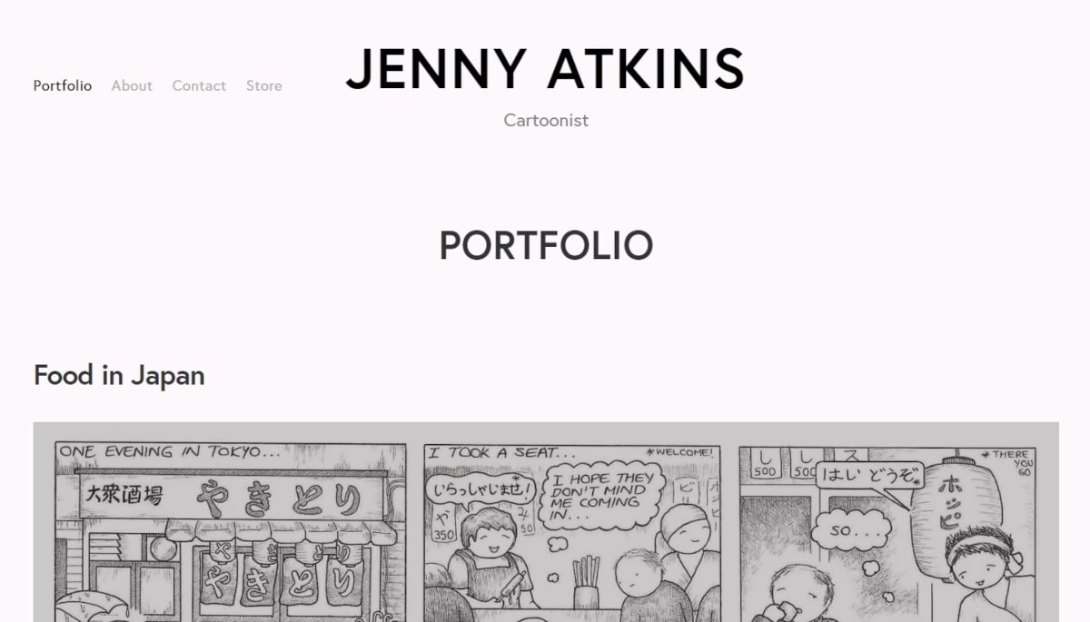 Best Art Portfolios Websites_Jenny Atkins