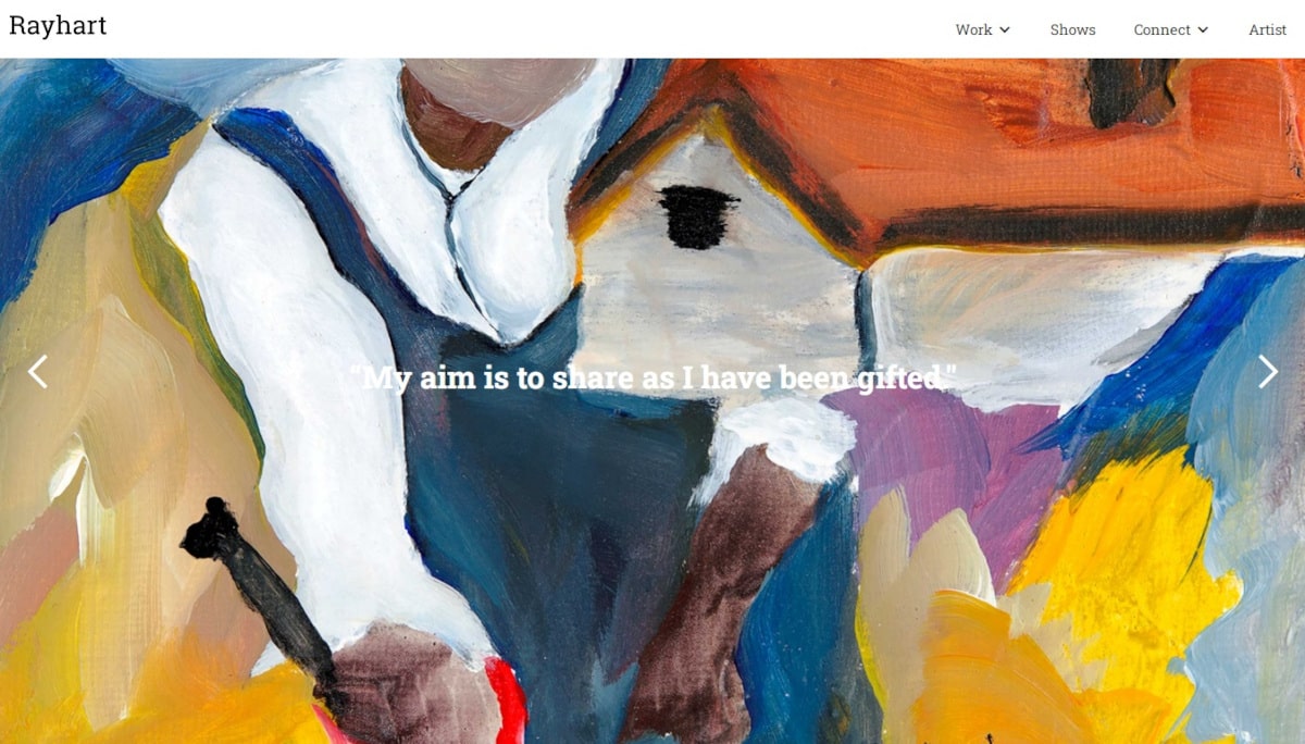 Best Art Portfolios Websites_Rayhart