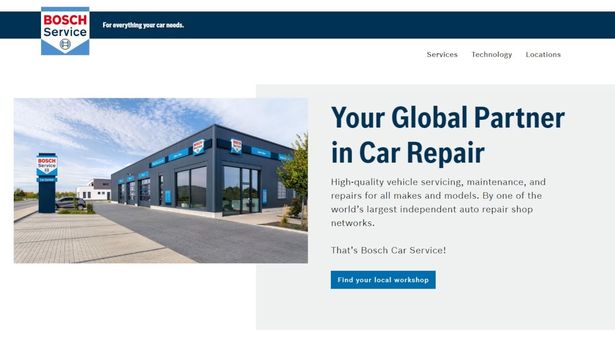 Best Auto Repair Websites_BOSCH Service