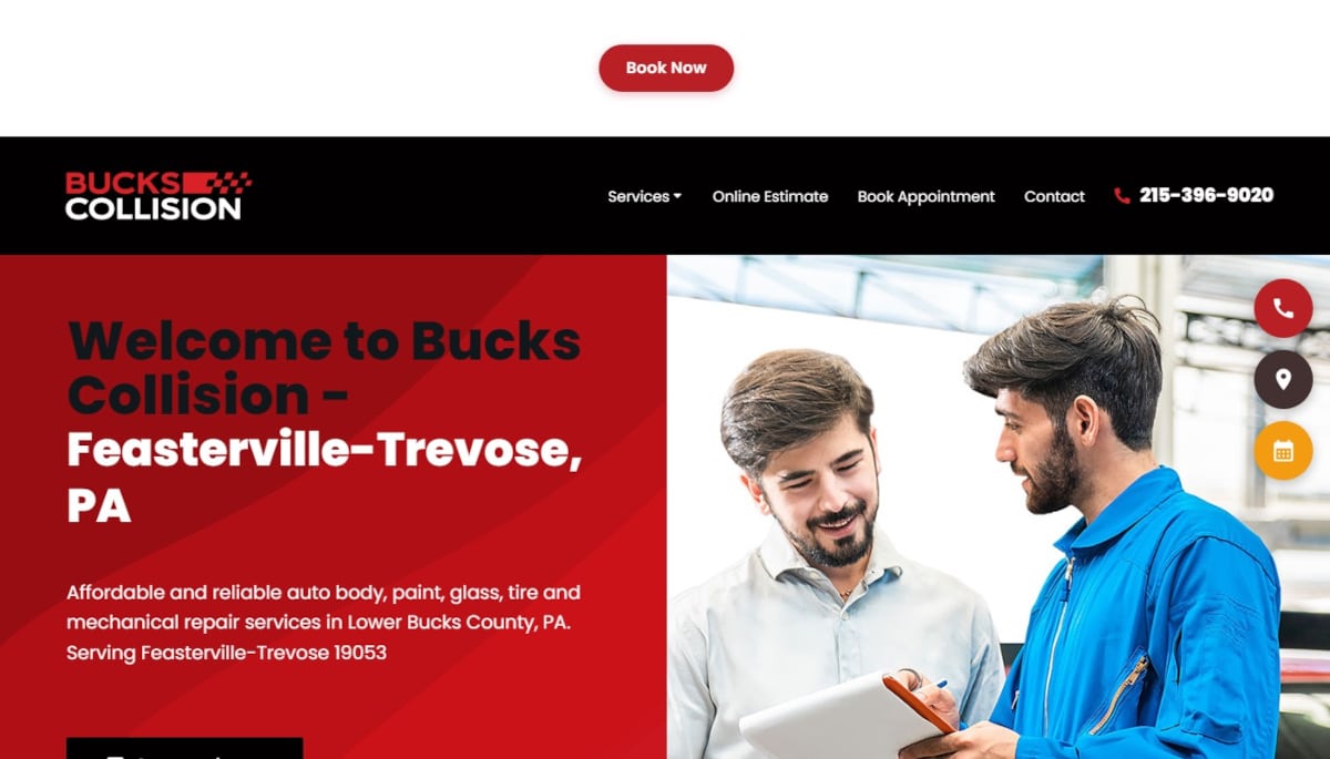 Best Auto Repair Websites_Bucks Collision