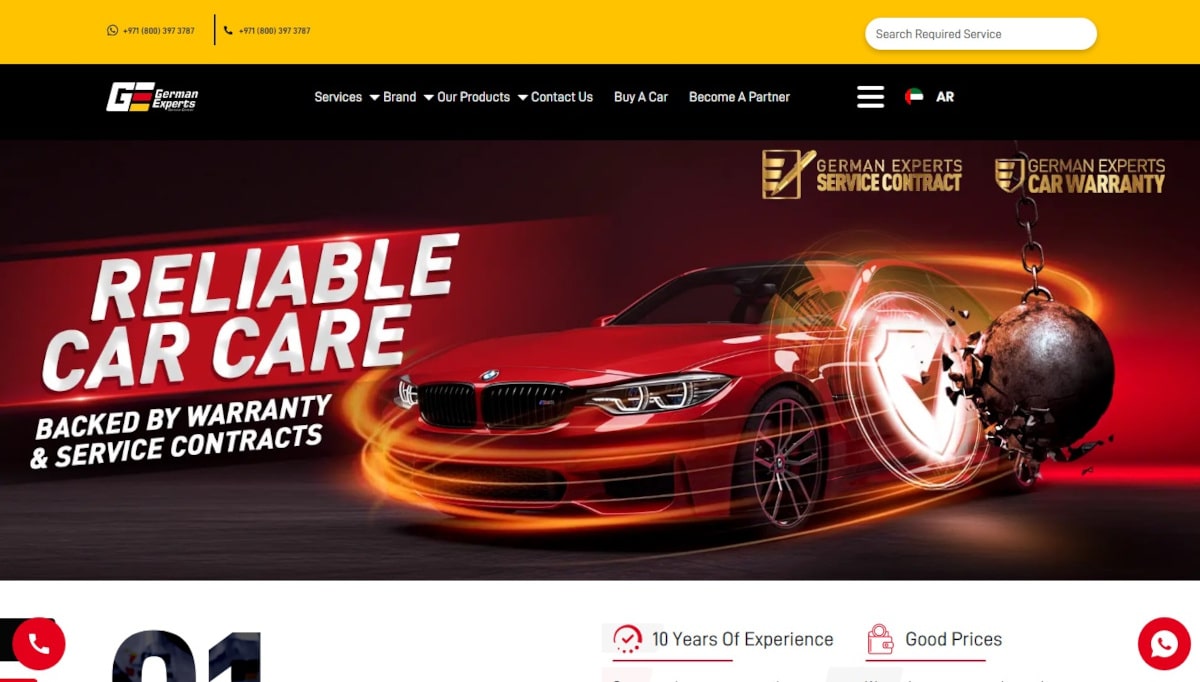 Best Auto Repair Websites_German Experts