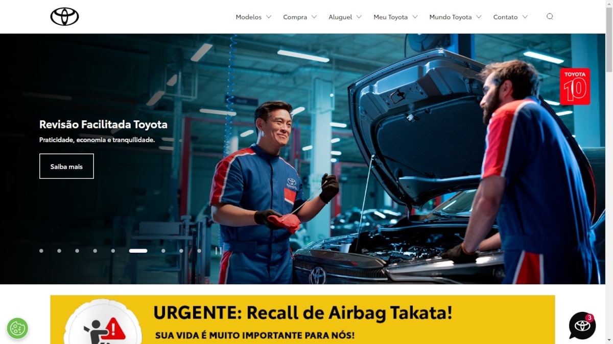 Best Carousel Websites_Toyota Brazil Best Carousel Websites_Toyota Brazil