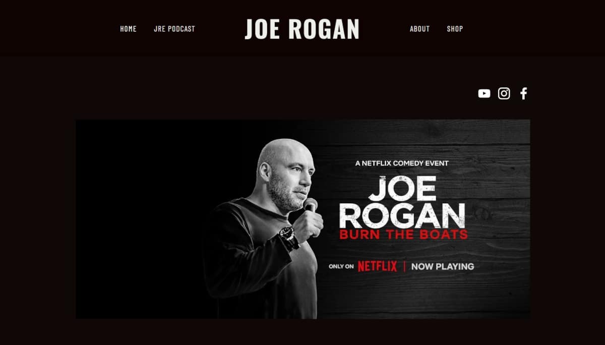Best Celebrity Websites_Joe Rogan Best Celebrity Websites_Joe Rogan