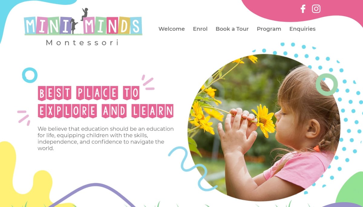 Best Childcare Websites_Mini Minds Montessori Best Childcare Websites_Mini Minds Montessori
