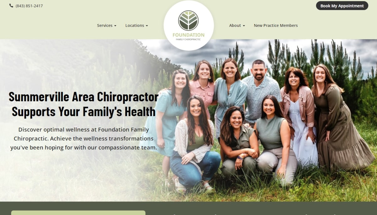 Best Chiropractic Websites_Foundation Family Chiropractic