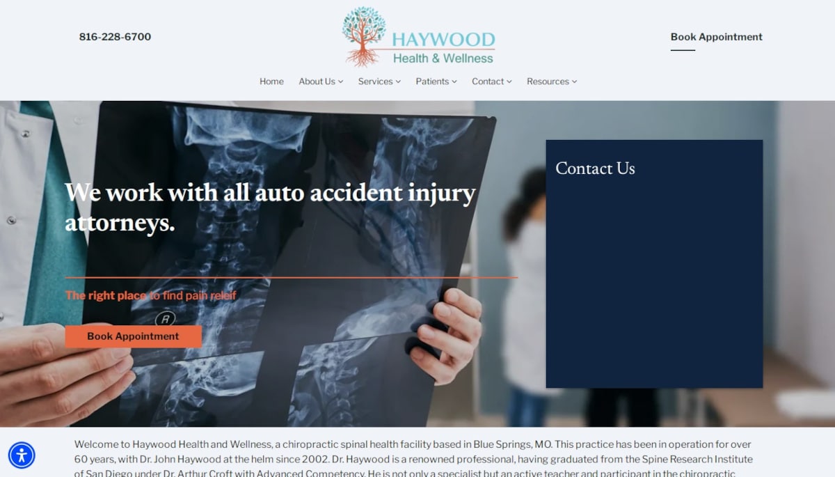 Best Chiropractic Websites_Haywood Health & Wellness