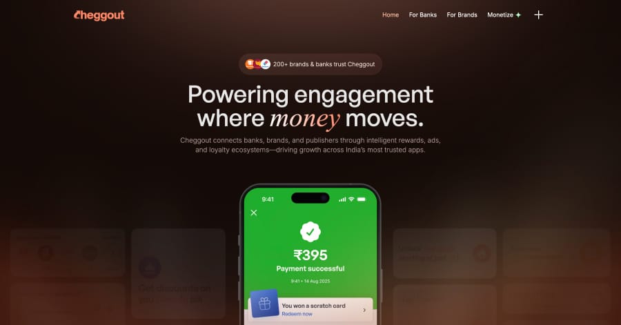 Cheggout - Parallax Website Examples Cheggout - Parallax Website Examples
