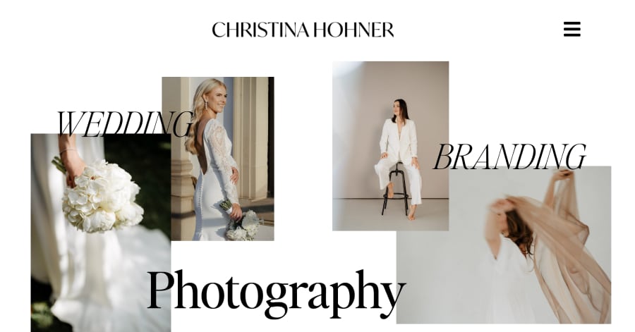 Christina Hohner - Photography Website Examples Christina Hohner - Photography Website Examples