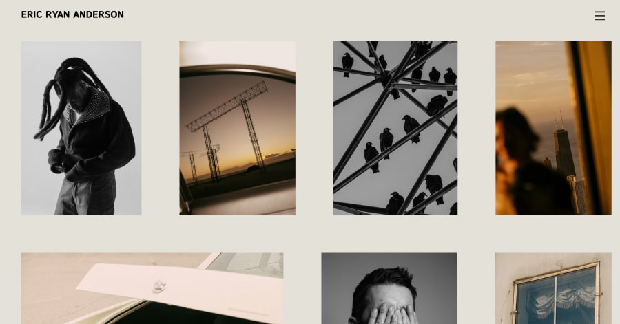 Eric Ryan Anderson - Photography Website Examples Eric Ryan Anderson - Photography Website Examples
