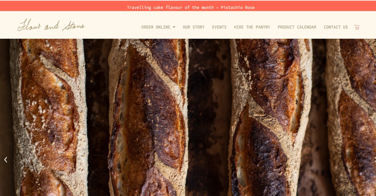Flour _ Stone - Woocomerce Website Design