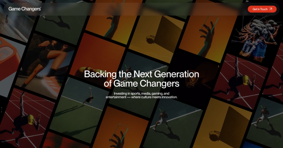 Game Changers - Investment Firm Website Examples