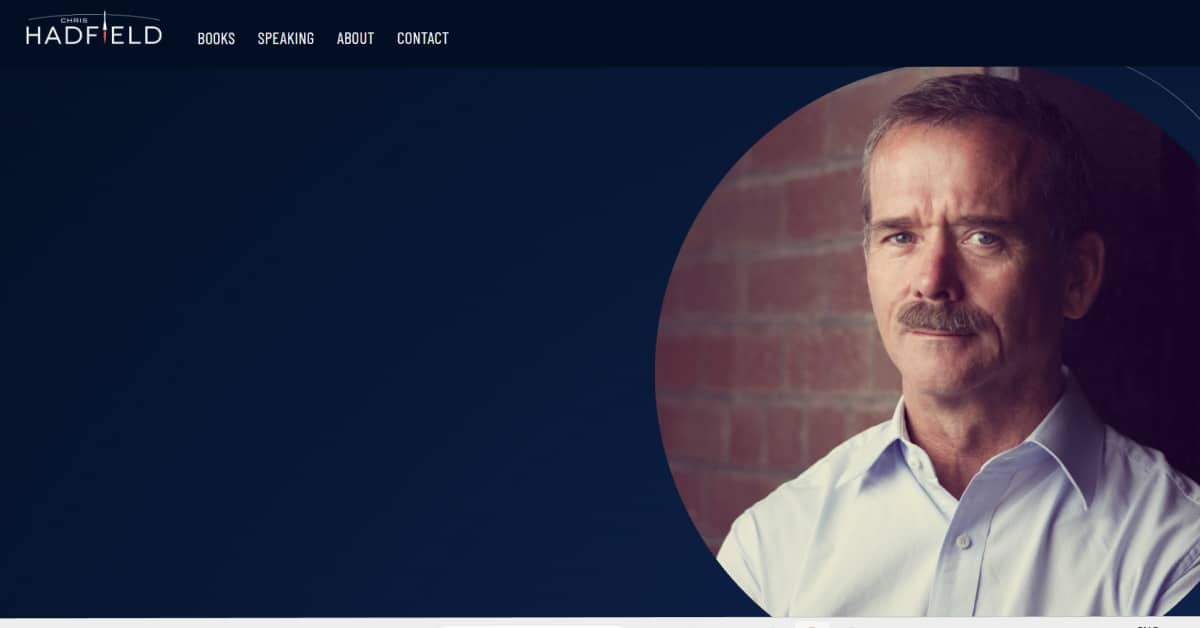 Hadfield - Public Speaker Website Best Public Speaker Websites_Colonel Chris Hadfield