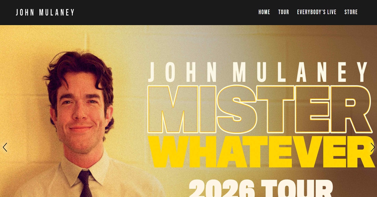 John Mulaney - Comedian Website Kooyonga Golf Club - Golf Course Website Examples