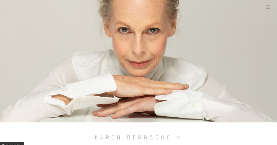 Karen Bernschein - Female Model Website Examples