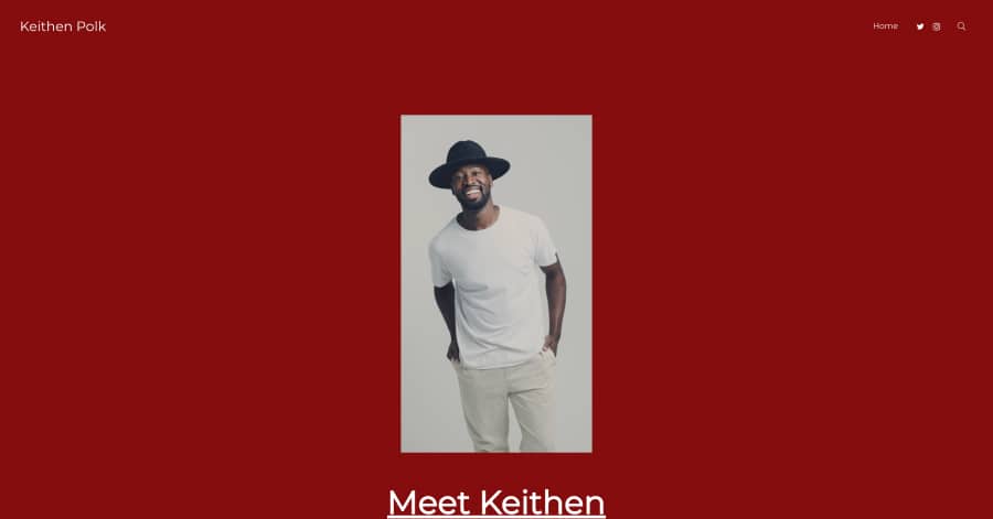 Keithen Polk - Model Website Examples Keithen Polk - Model Website Examples