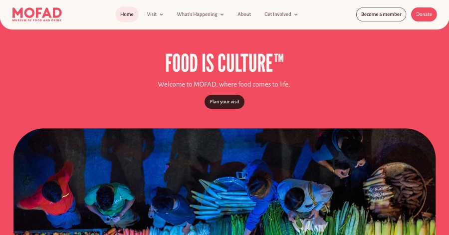 MOFAD - Museum Website Examples
