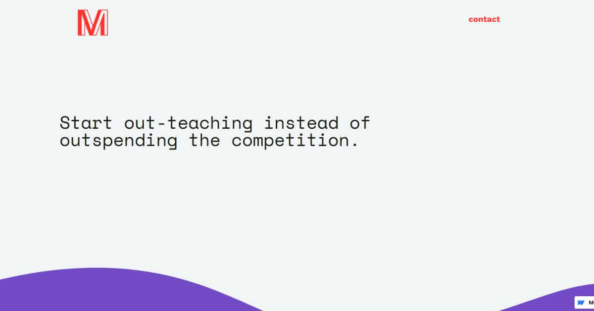 Mahalo - Purple Web Design Best Landing Pages_xMoney