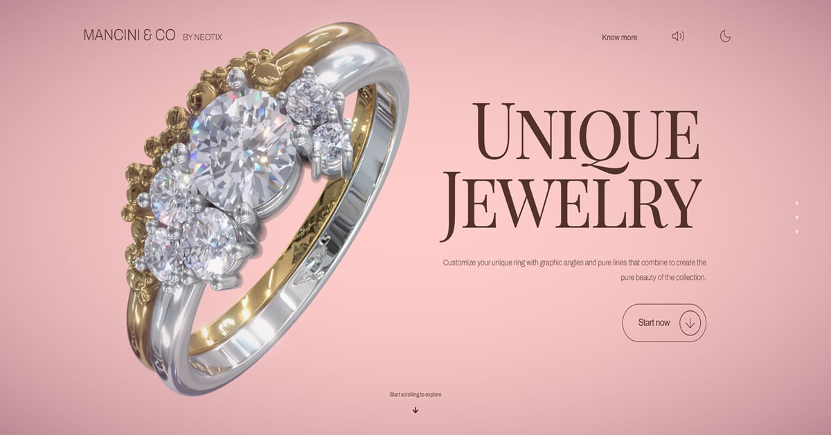 Mancini & Co - Pink Web Design Best Pink Website Examples_Pink Cafe