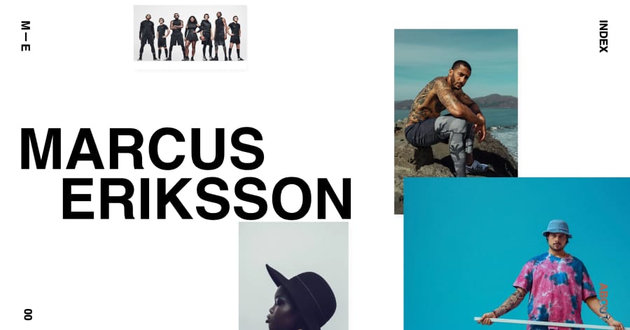 Marcus Eriksson - Photography Website Examples Marcus Eriksson - Photography Website Examples