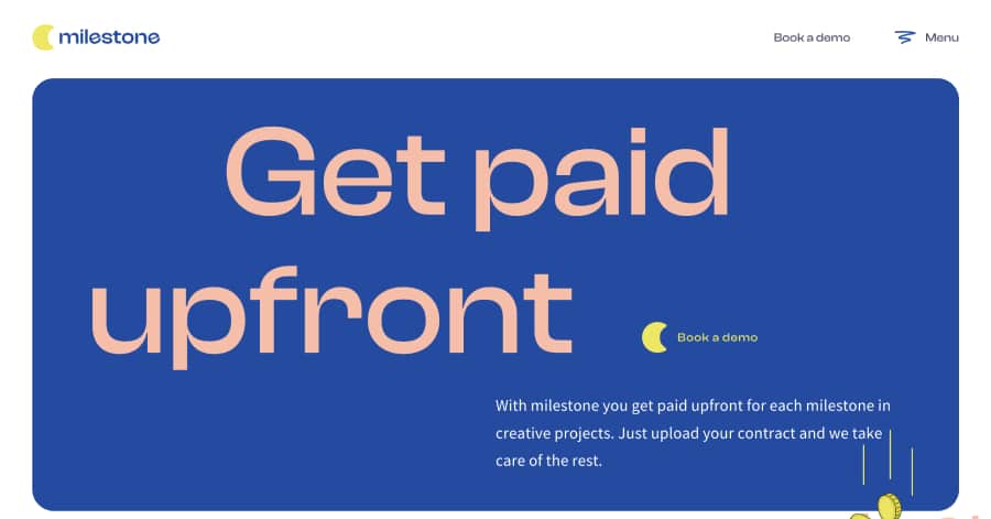 Milestone - Fintech Startup Website Examples Milestone - Fintech Startup Website Examples
