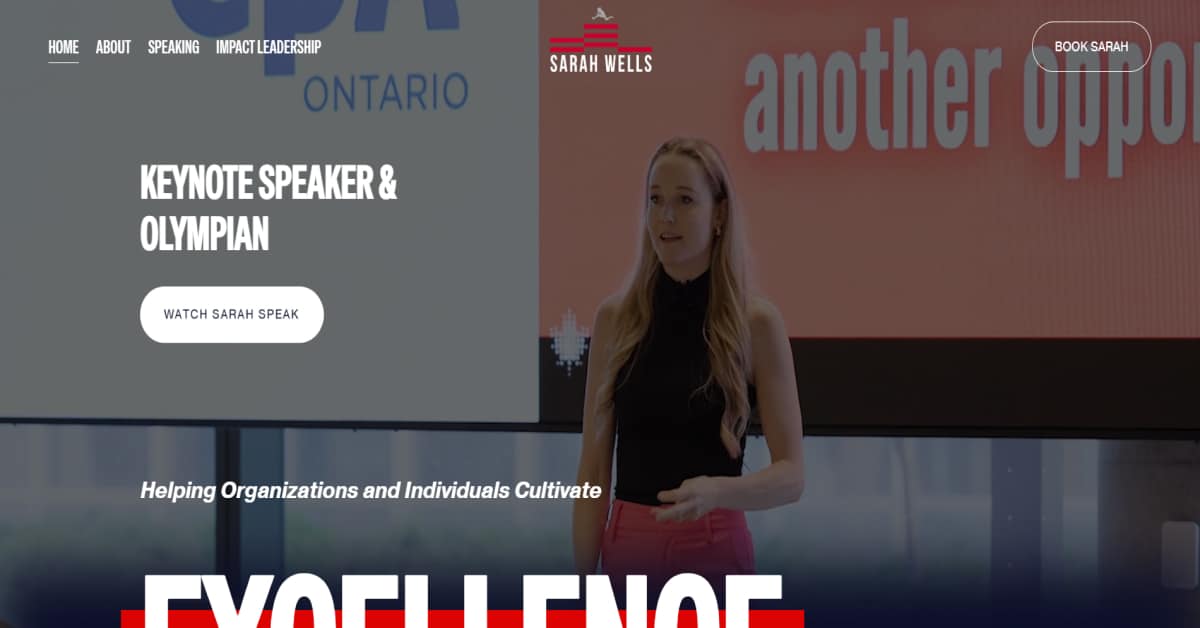 Sarah Wells - Public Speaker Website Best Public Speaker Websites_Sarah Wells