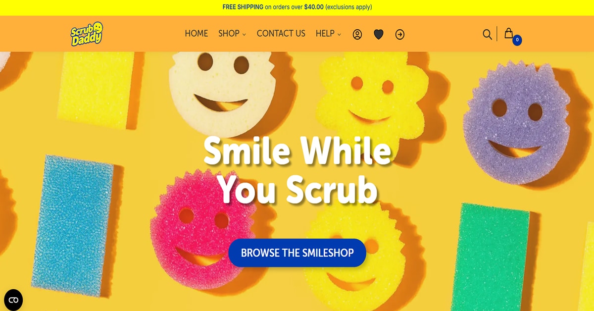 Scrub Daddy - Woocomerce Website Design
