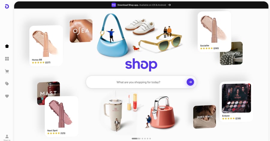 Shop - Personal Shopping Assistant Website Examples