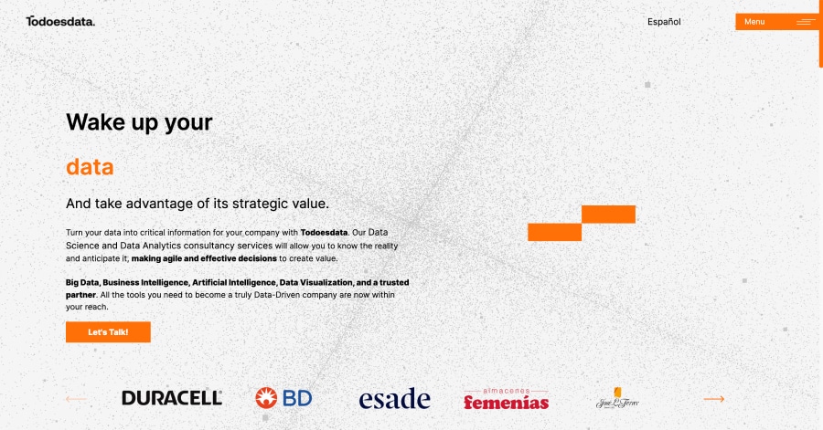 Todoesdata - Orange Website Examples Todoesdata - Orange Website Examples