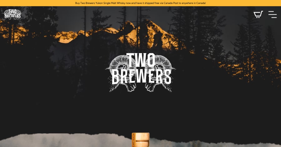 Two Brewers - Microbrewery Website Examples