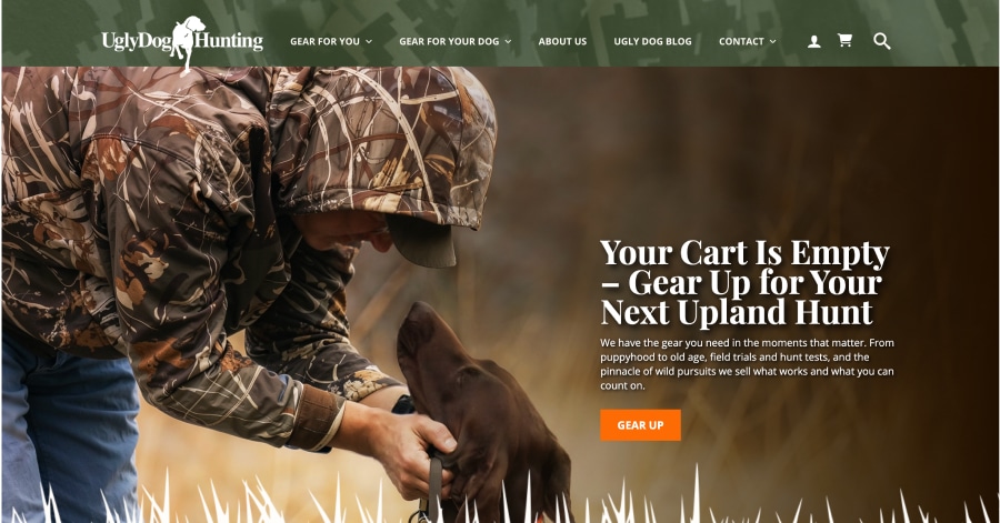 Ugly Dog Hunting - Hunting Website Examples Ugly Dog Hunting - Hunting Website Examples