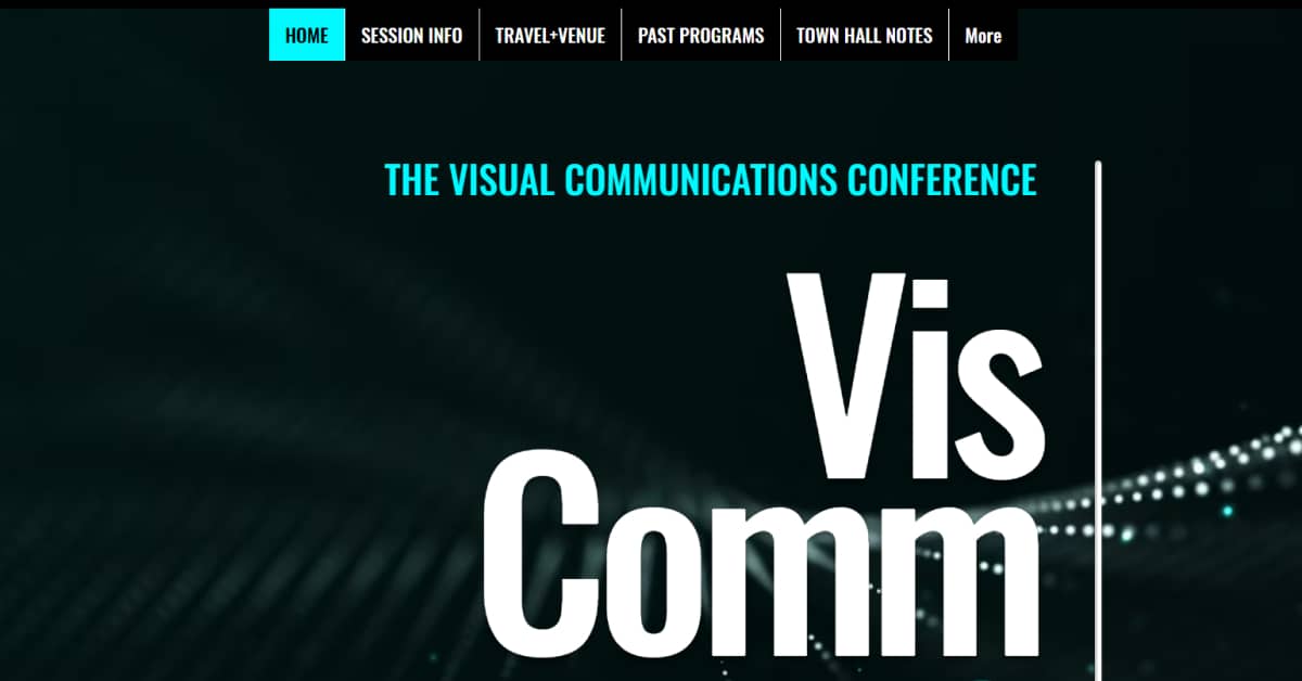 VisComm - Conference Website Aiga Conference Website Examples