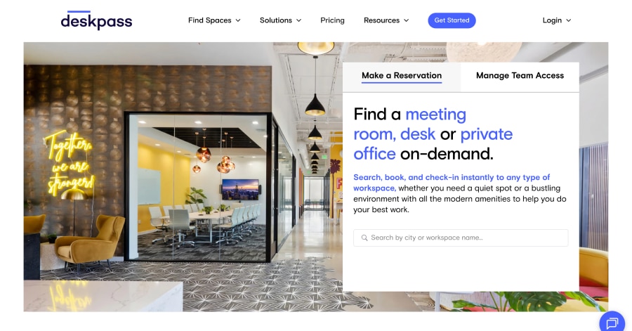 deskpass - Furniture Store Website Examples