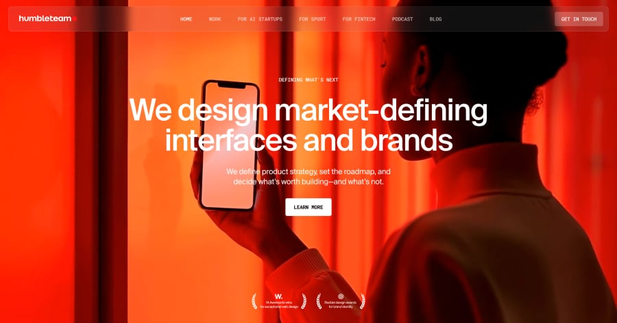 humbleteam - Orange Website Examples humbleteam - Orange Website Examples