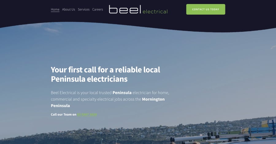 puckett electric - electrician website example