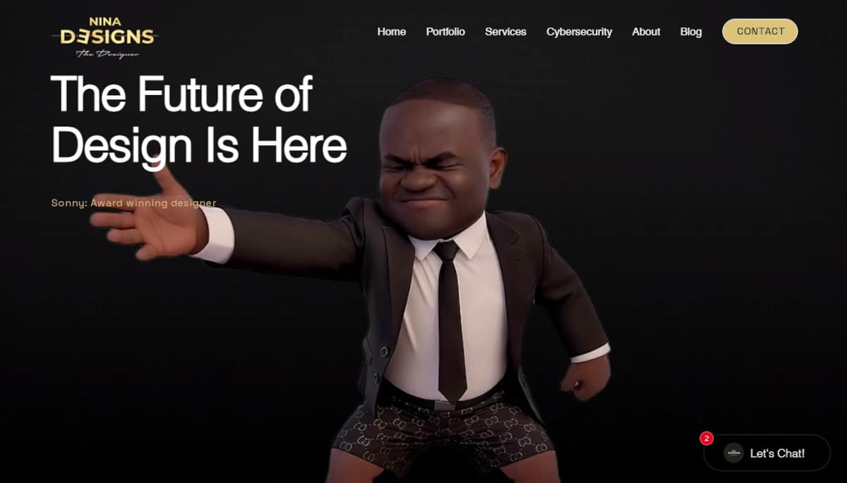 Best 3D Websites_Nina Creative Designs Best 3D Websites_Nina Creative Designs