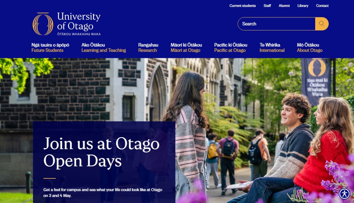 Best Academic Websites_University of Otago