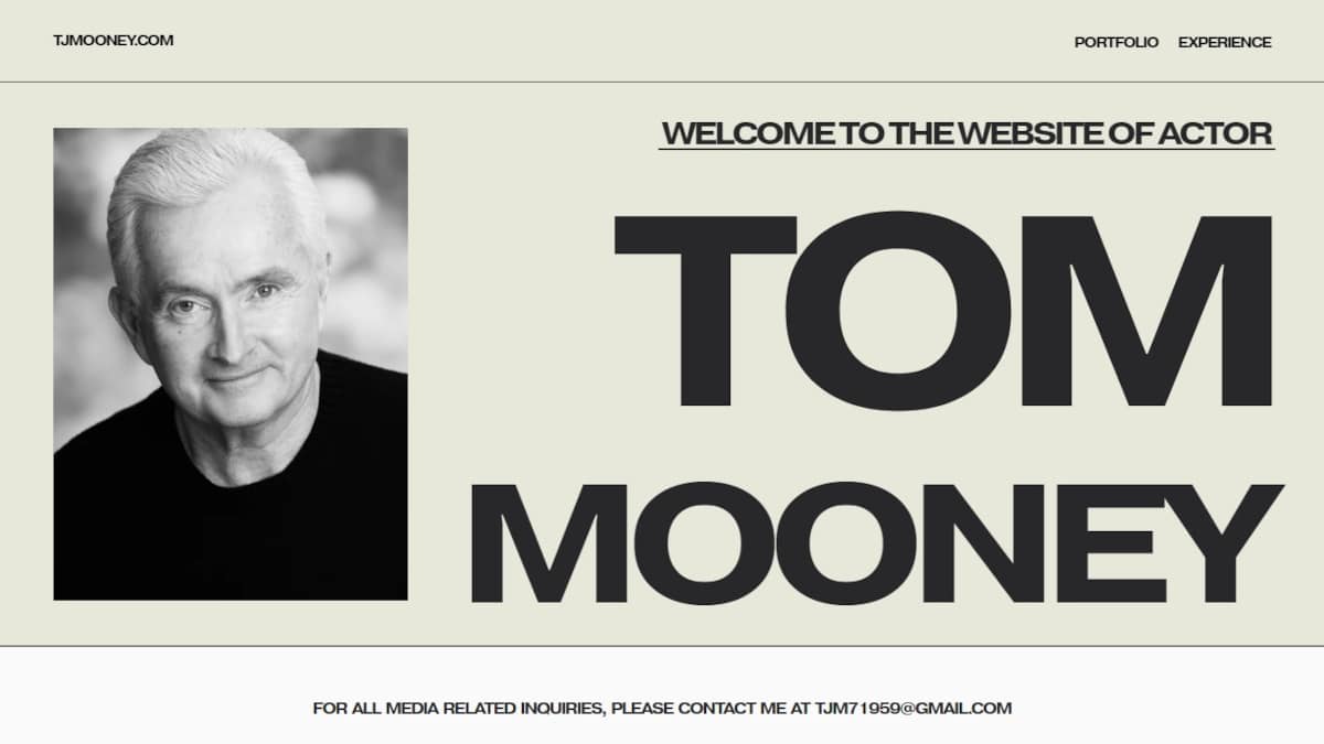 Best Actor Websites_Tom Mooney Best Actor Websites_Tom Mooney