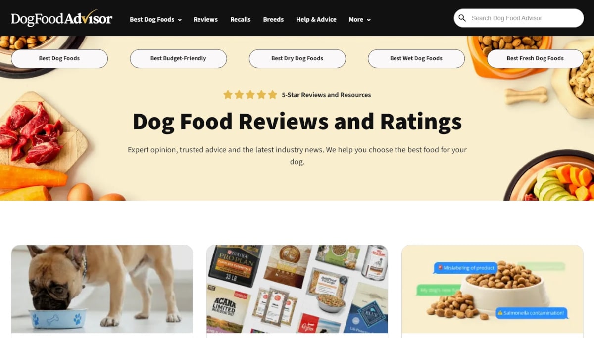 Best Affiliate Websites_Dog Food Advisor Best Affiliate Websites_Dog Food Advisor
