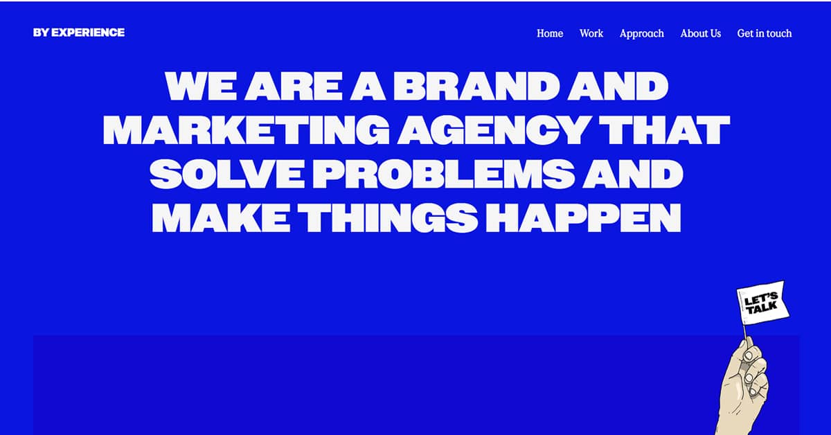 By Experience - Blue Web Design Best Blue Websites_TROA