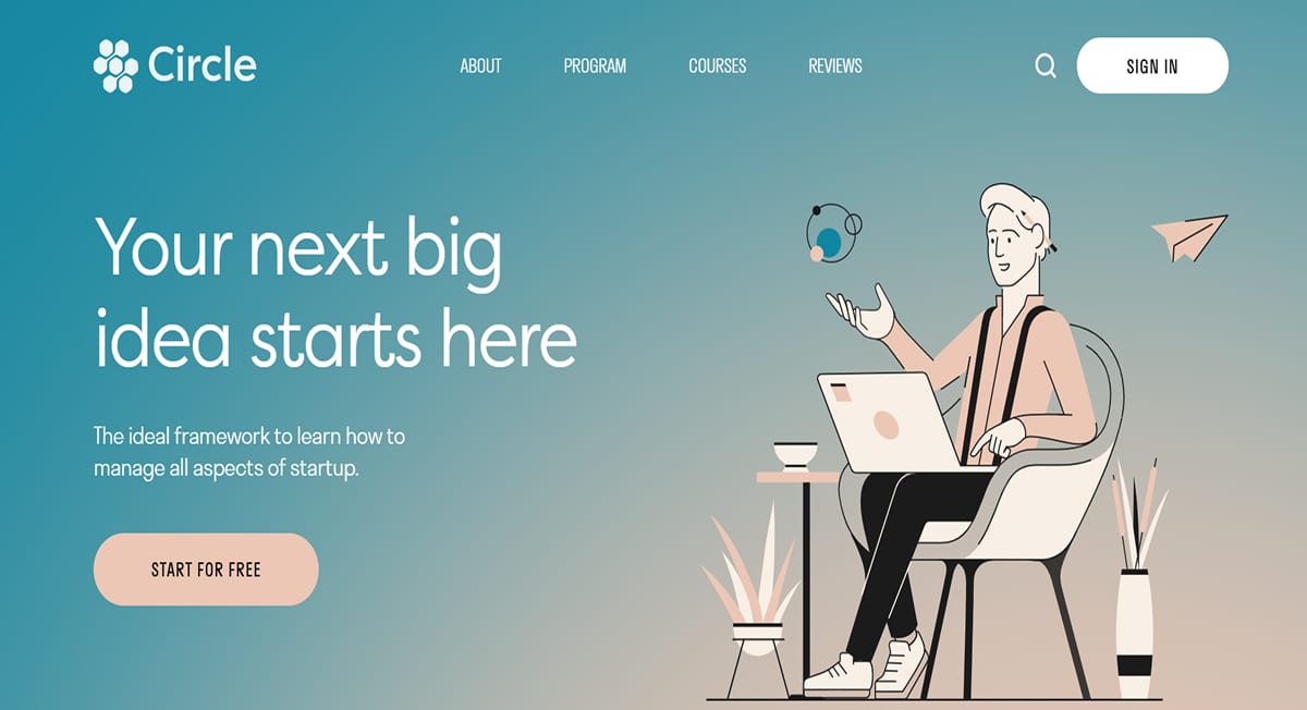 Circle - Webflow Website Conversion Bear Webflow Website Example.png