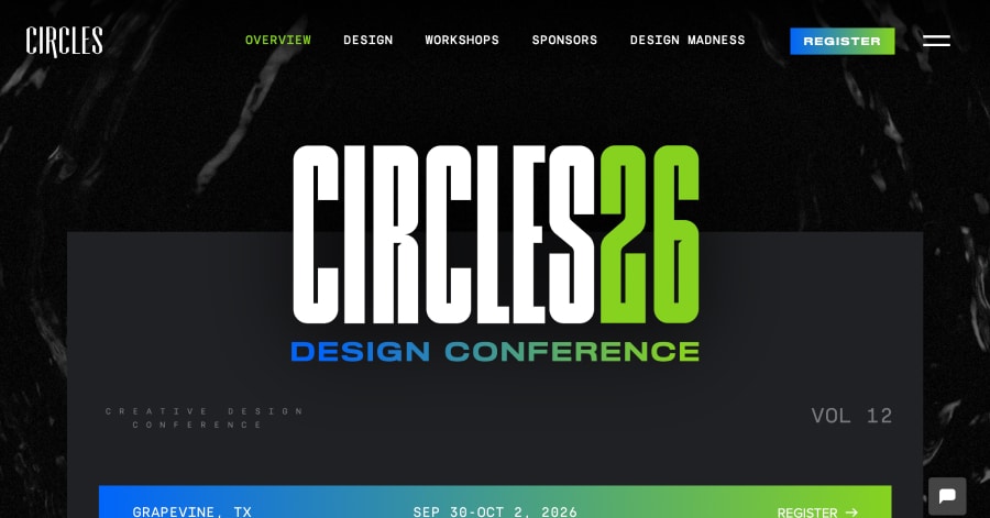 Circles - Conference Website Examples Circles Conference Website Examples